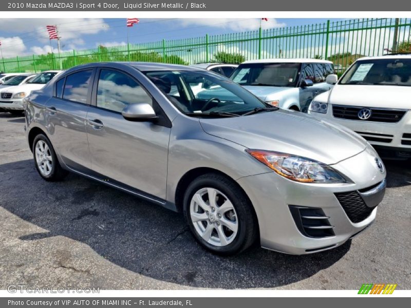 Front 3/4 View of 2010 MAZDA3 i Sport 4 Door