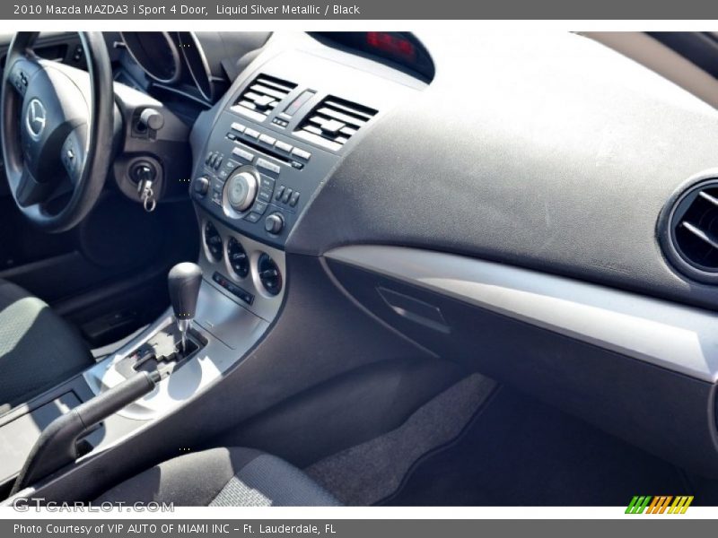 Liquid Silver Metallic / Black 2010 Mazda MAZDA3 i Sport 4 Door