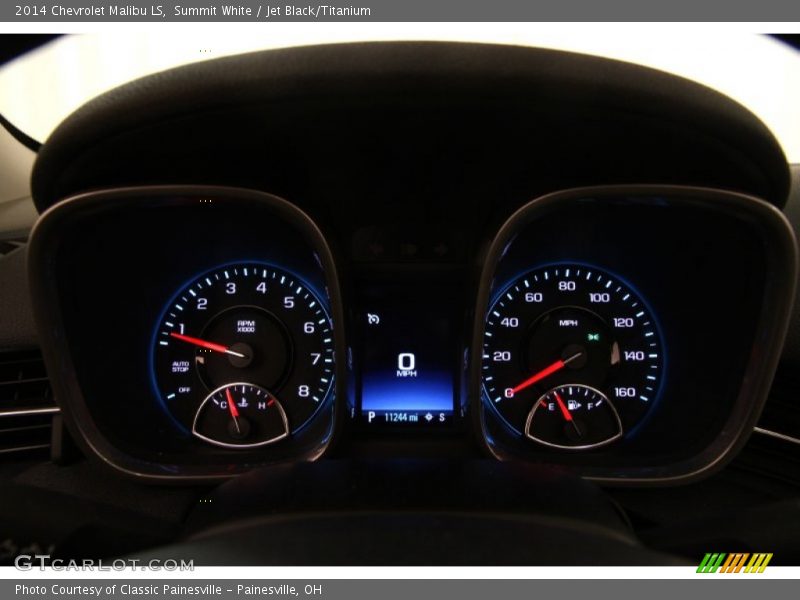 Summit White / Jet Black/Titanium 2014 Chevrolet Malibu LS