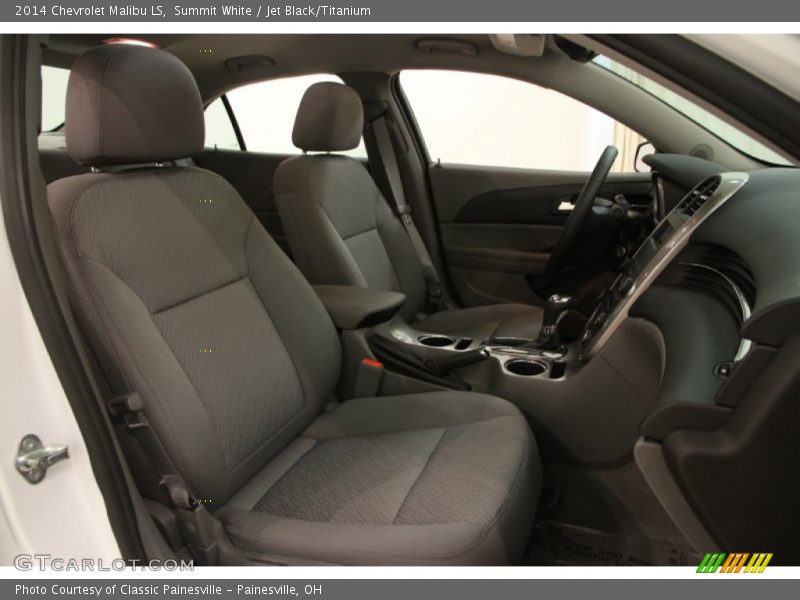 Summit White / Jet Black/Titanium 2014 Chevrolet Malibu LS