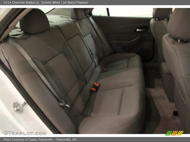 Summit White / Jet Black/Titanium 2014 Chevrolet Malibu LS