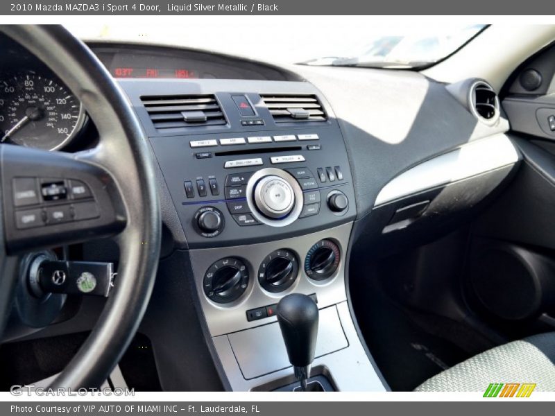 Liquid Silver Metallic / Black 2010 Mazda MAZDA3 i Sport 4 Door