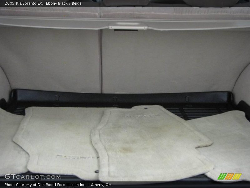 Ebony Black / Beige 2005 Kia Sorento EX