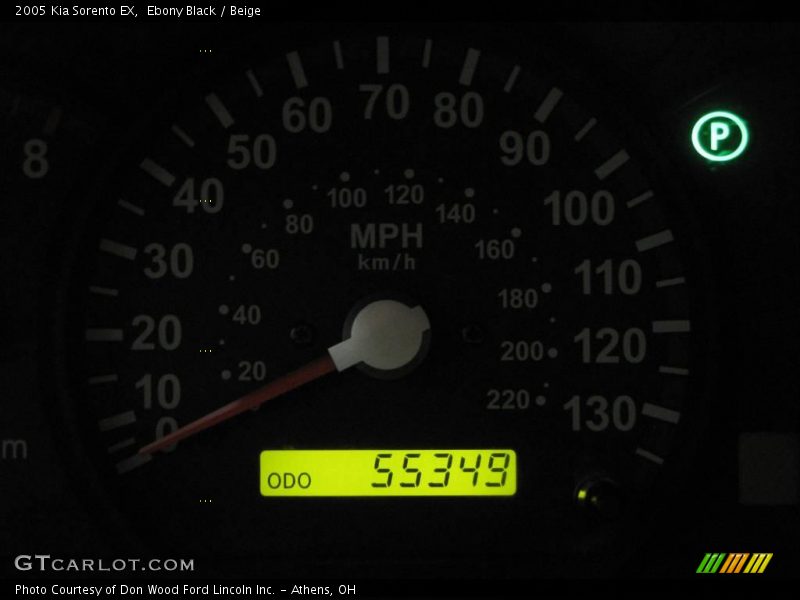 Ebony Black / Beige 2005 Kia Sorento EX