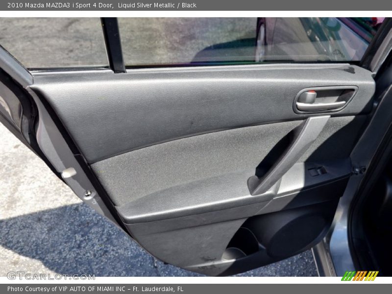 Liquid Silver Metallic / Black 2010 Mazda MAZDA3 i Sport 4 Door