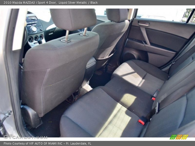 Liquid Silver Metallic / Black 2010 Mazda MAZDA3 i Sport 4 Door