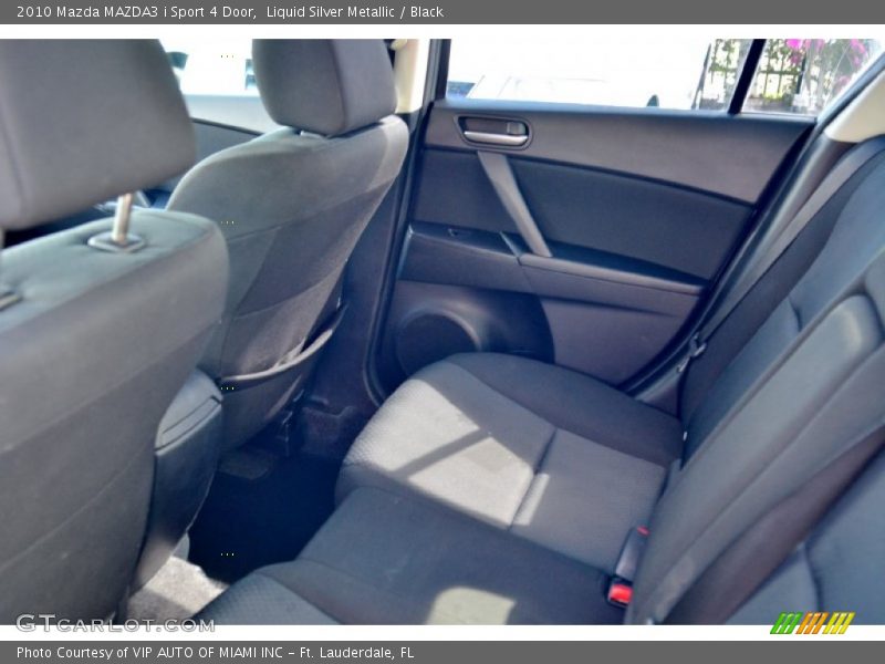 Liquid Silver Metallic / Black 2010 Mazda MAZDA3 i Sport 4 Door