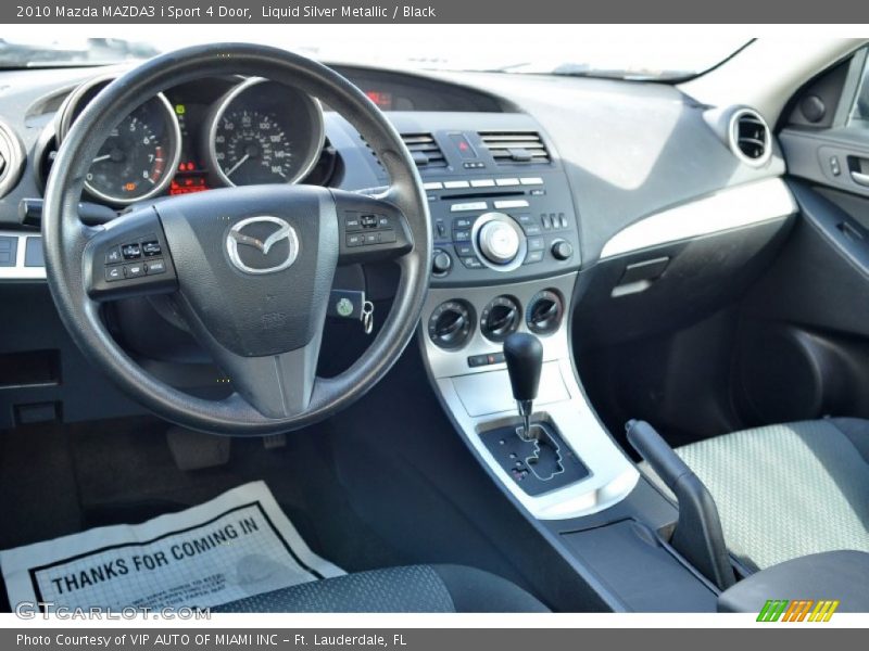 Dashboard of 2010 MAZDA3 i Sport 4 Door