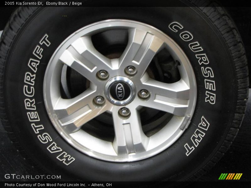 Ebony Black / Beige 2005 Kia Sorento EX