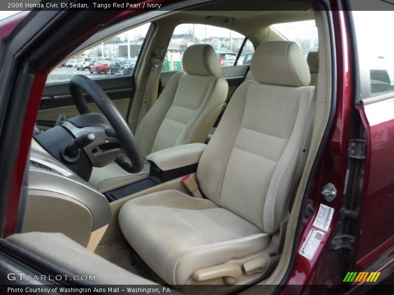 Tango Red Pearl / Ivory 2006 Honda Civic EX Sedan