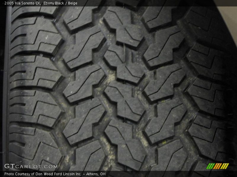 Ebony Black / Beige 2005 Kia Sorento EX
