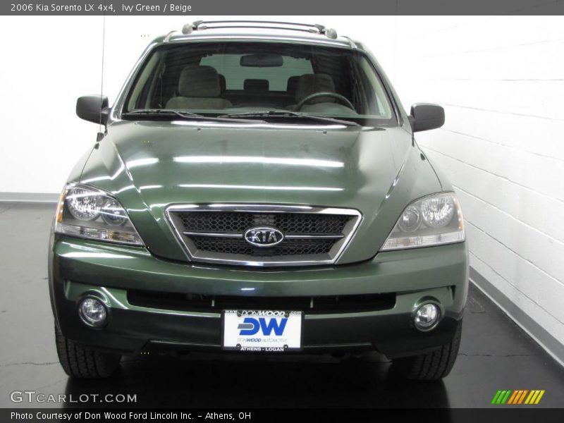 Ivy Green / Beige 2006 Kia Sorento LX 4x4