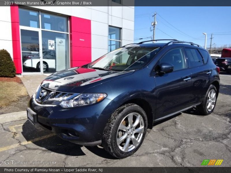 Graphite Blue / Black 2013 Nissan Murano LE AWD