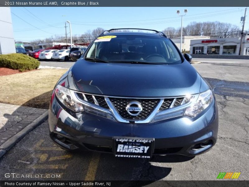Graphite Blue / Black 2013 Nissan Murano LE AWD