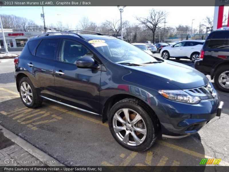 Graphite Blue / Black 2013 Nissan Murano LE AWD