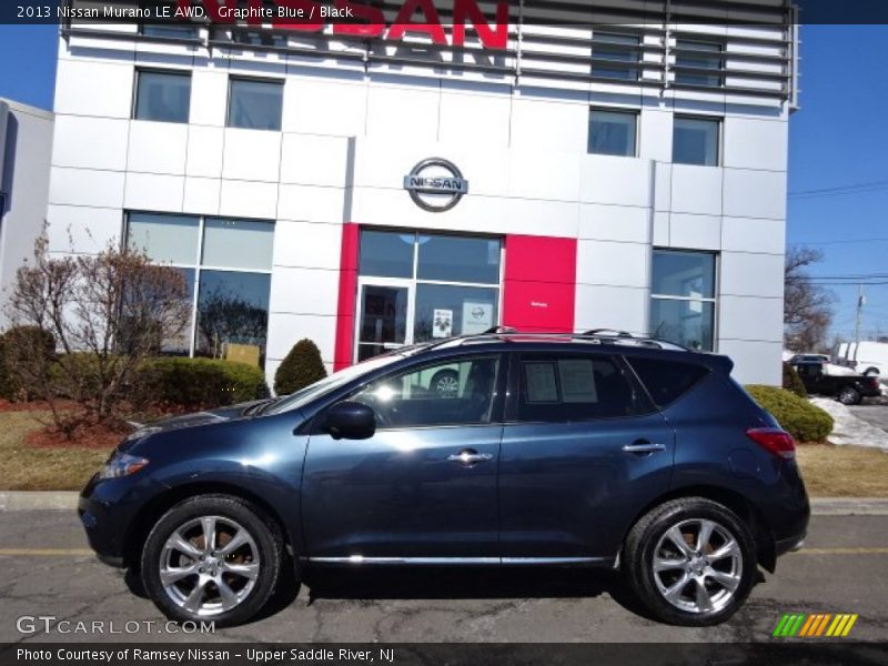 Graphite Blue / Black 2013 Nissan Murano LE AWD