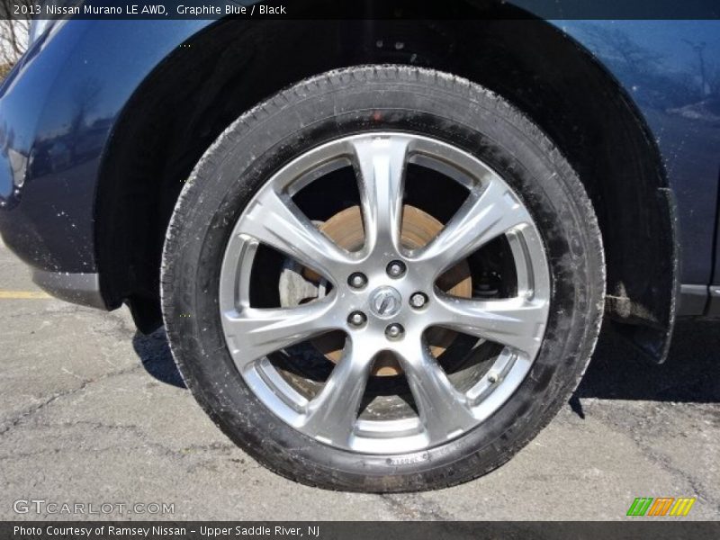 Graphite Blue / Black 2013 Nissan Murano LE AWD