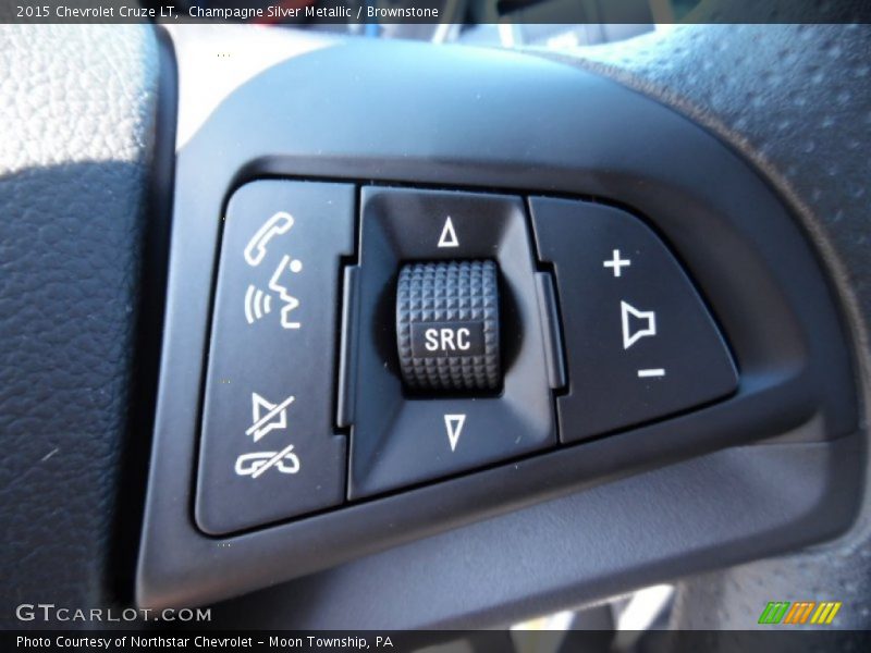 Champagne Silver Metallic / Brownstone 2015 Chevrolet Cruze LT