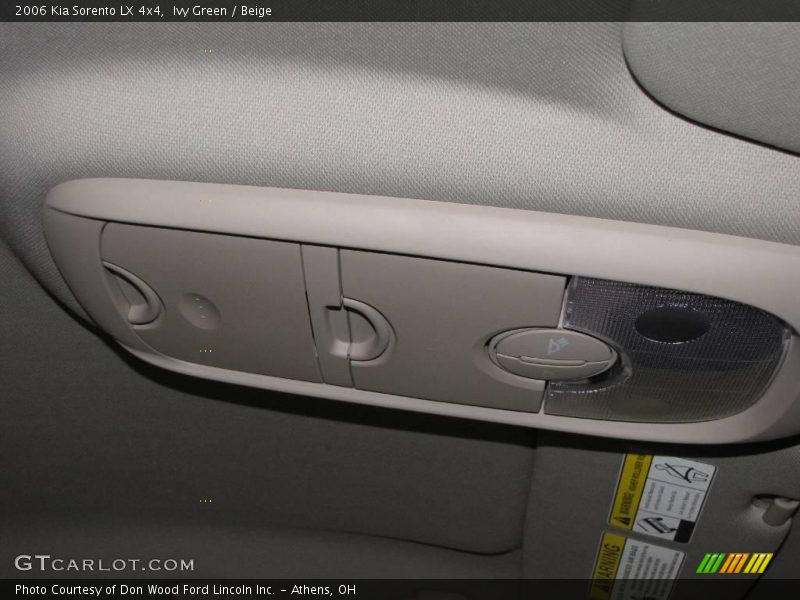 Ivy Green / Beige 2006 Kia Sorento LX 4x4