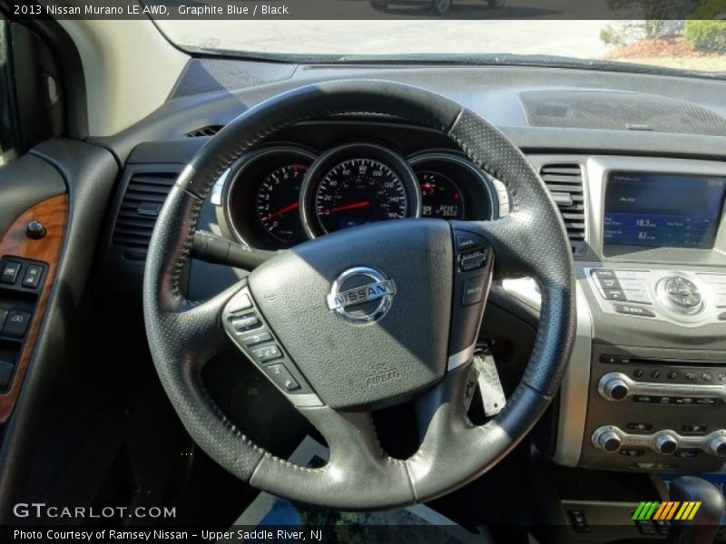 Graphite Blue / Black 2013 Nissan Murano LE AWD