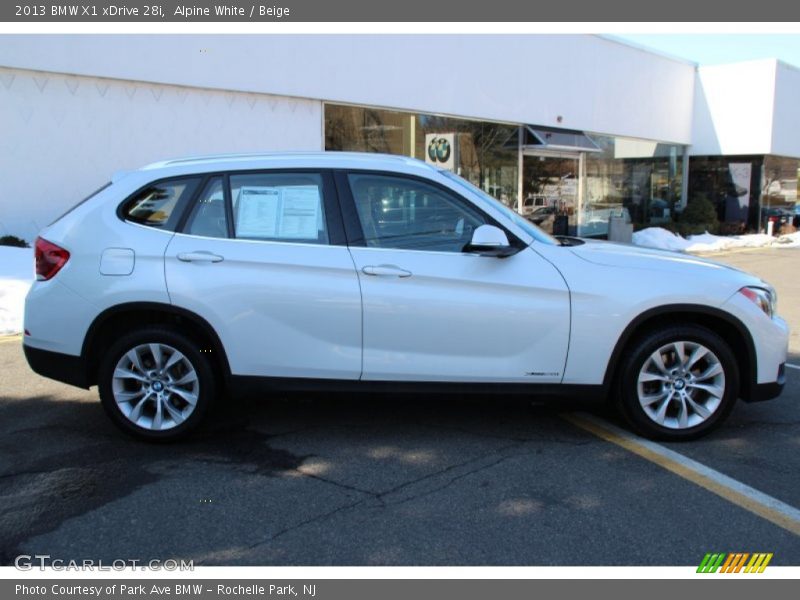 Alpine White / Beige 2013 BMW X1 xDrive 28i
