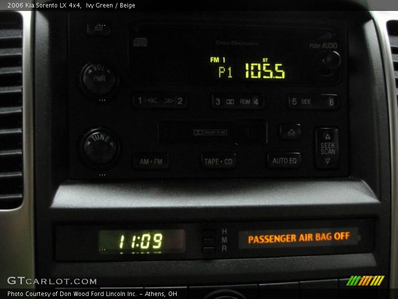 Ivy Green / Beige 2006 Kia Sorento LX 4x4