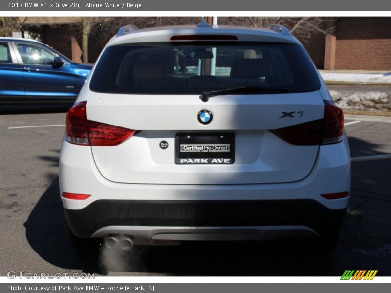 Alpine White / Beige 2013 BMW X1 xDrive 28i