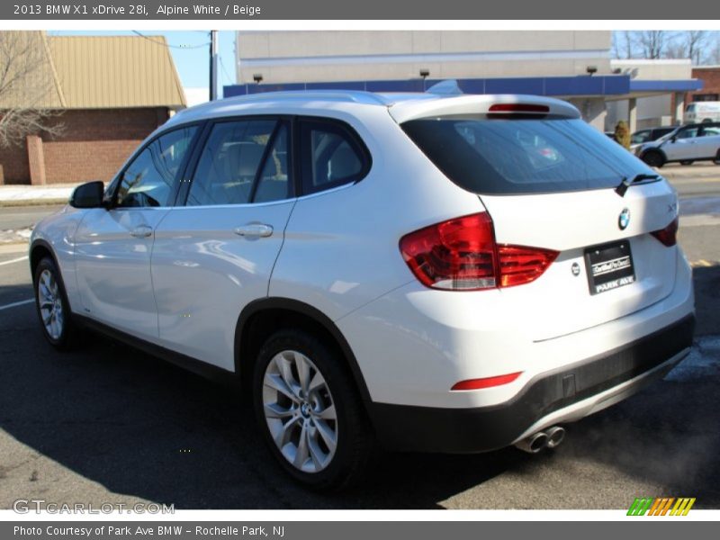 Alpine White / Beige 2013 BMW X1 xDrive 28i