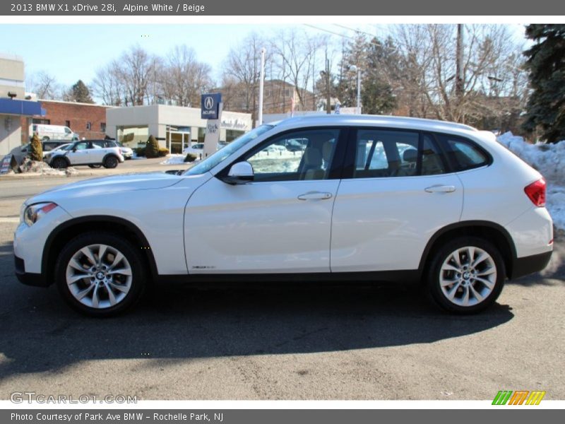 Alpine White / Beige 2013 BMW X1 xDrive 28i