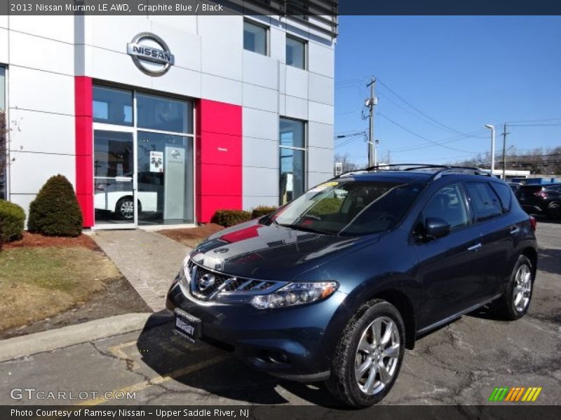 Graphite Blue / Black 2013 Nissan Murano LE AWD