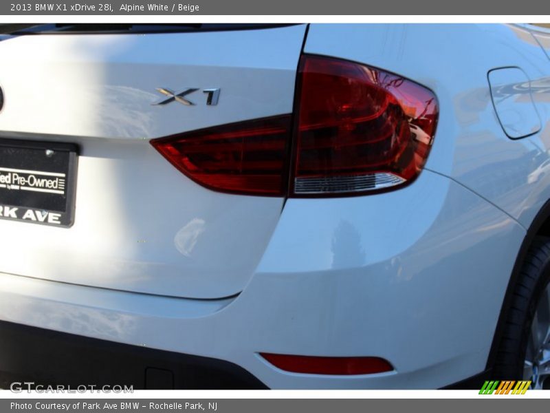 Alpine White / Beige 2013 BMW X1 xDrive 28i