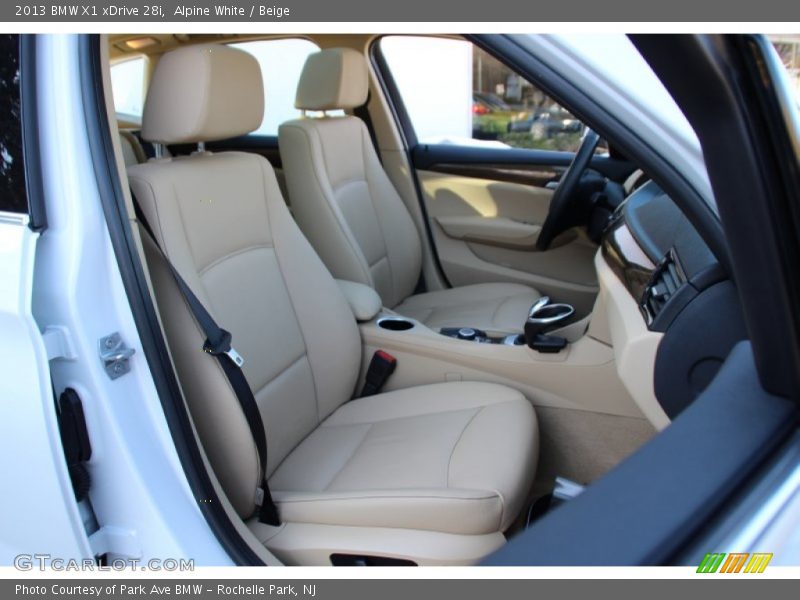 Alpine White / Beige 2013 BMW X1 xDrive 28i