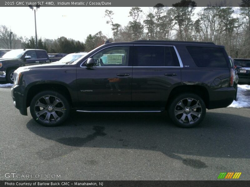 Iridium Metallic / Cocoa/Dune 2015 GMC Yukon SLT 4WD