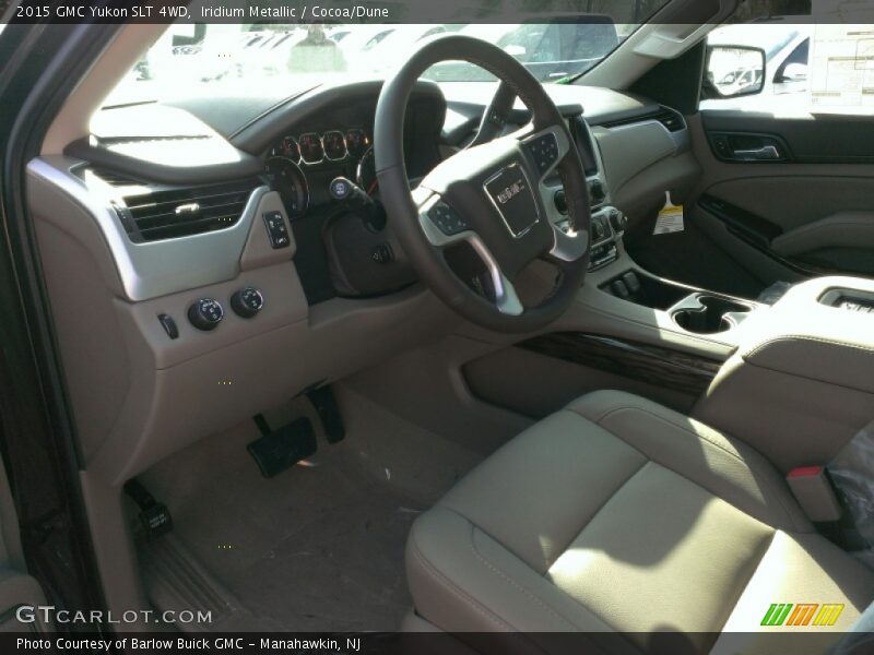 Iridium Metallic / Cocoa/Dune 2015 GMC Yukon SLT 4WD