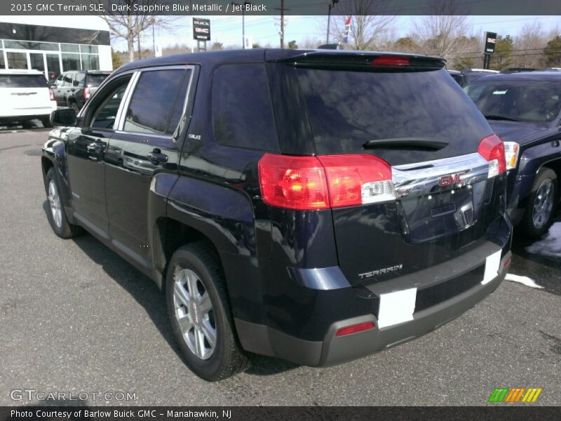 Dark Sapphire Blue Metallic / Jet Black 2015 GMC Terrain SLE