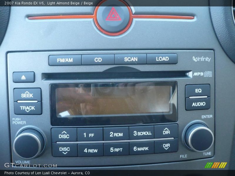 Light Almond Beige / Beige 2007 Kia Rondo EX V6