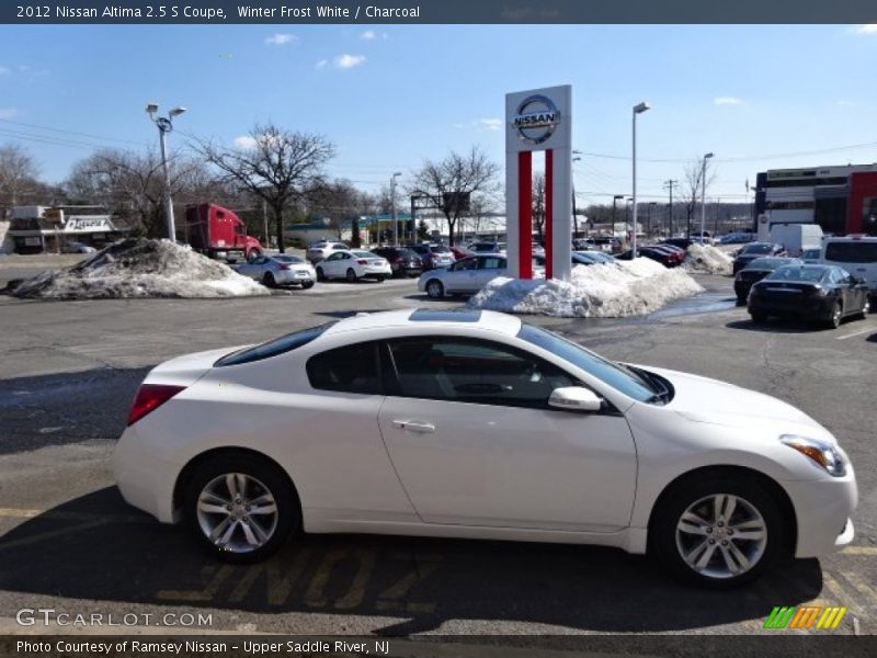 Winter Frost White / Charcoal 2012 Nissan Altima 2.5 S Coupe