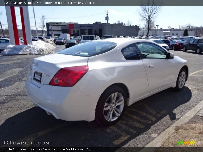 Winter Frost White / Charcoal 2012 Nissan Altima 2.5 S Coupe