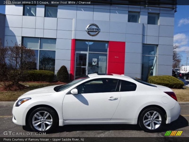 Winter Frost White / Charcoal 2012 Nissan Altima 2.5 S Coupe