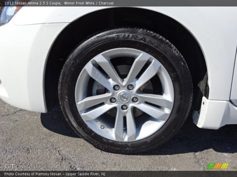 Winter Frost White / Charcoal 2012 Nissan Altima 2.5 S Coupe