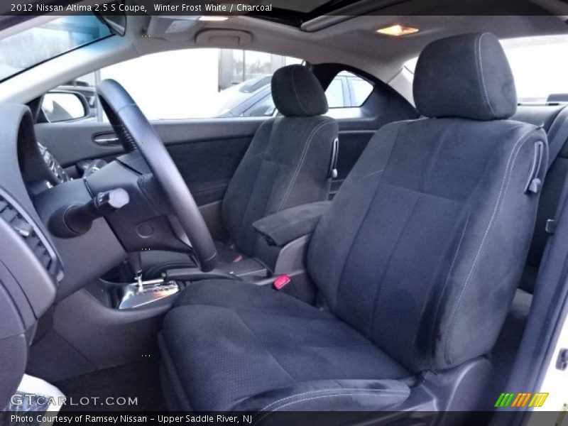 Winter Frost White / Charcoal 2012 Nissan Altima 2.5 S Coupe