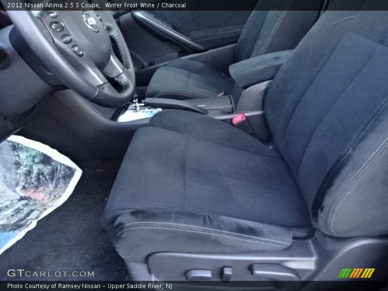 Winter Frost White / Charcoal 2012 Nissan Altima 2.5 S Coupe