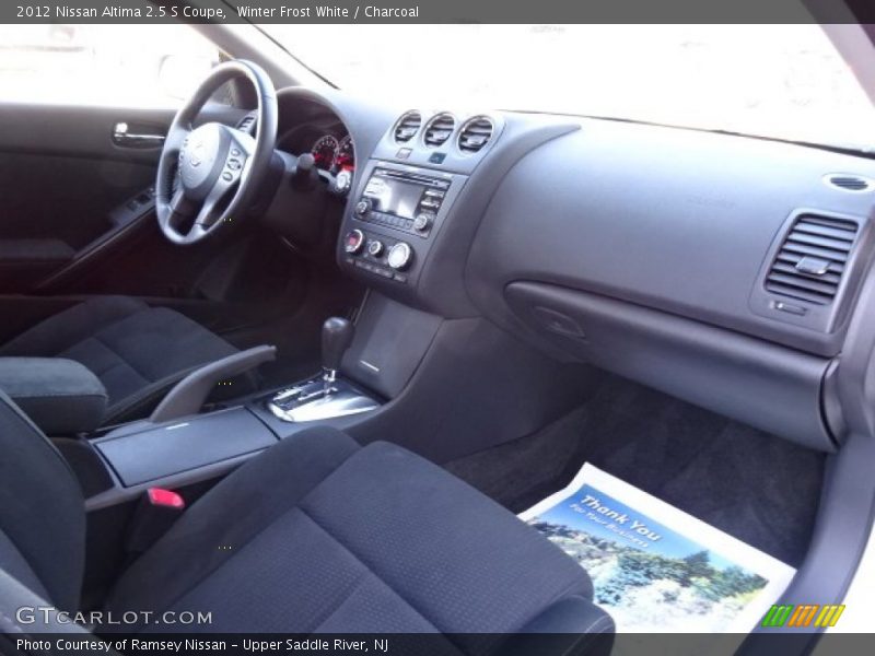 Winter Frost White / Charcoal 2012 Nissan Altima 2.5 S Coupe