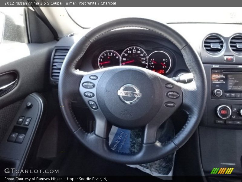 Winter Frost White / Charcoal 2012 Nissan Altima 2.5 S Coupe