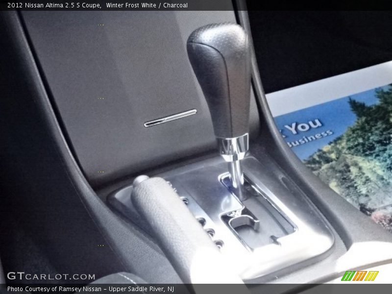 Winter Frost White / Charcoal 2012 Nissan Altima 2.5 S Coupe