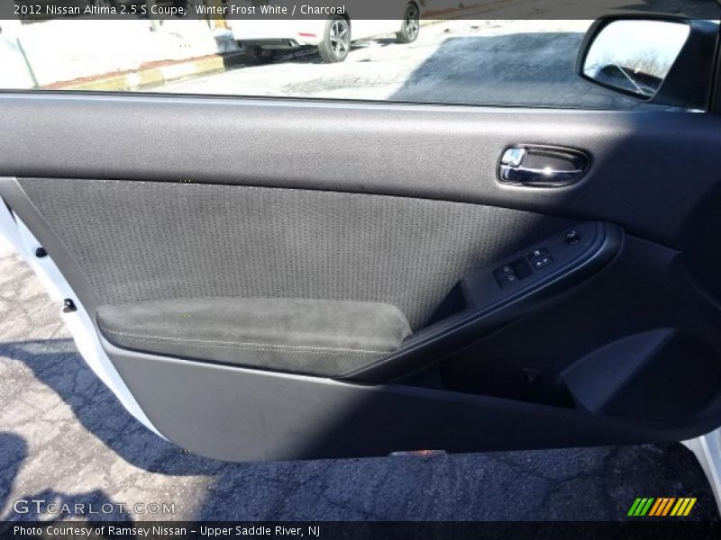 Winter Frost White / Charcoal 2012 Nissan Altima 2.5 S Coupe