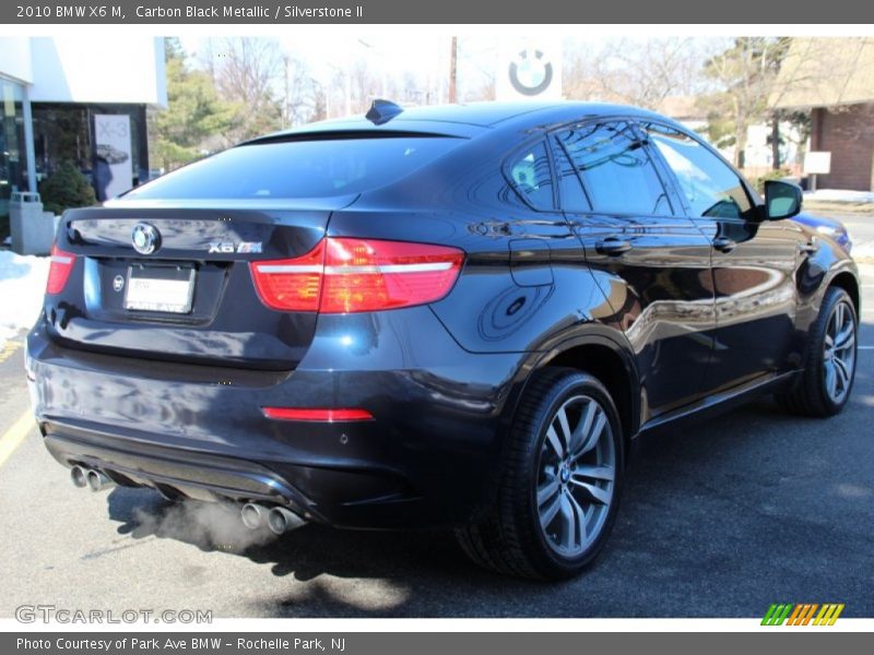 Carbon Black Metallic / Silverstone II 2010 BMW X6 M
