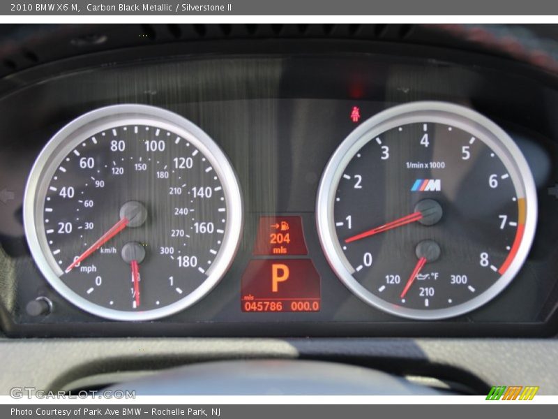  2010 X6 M   Gauges