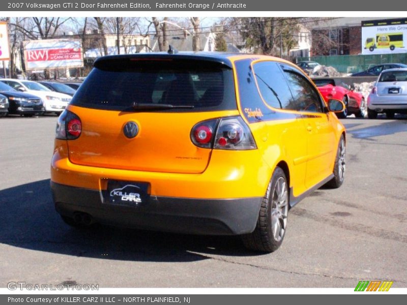 Fahrenheit Orange / Anthracite 2007 Volkswagen GTI 2 Door Fahrenheit Edition