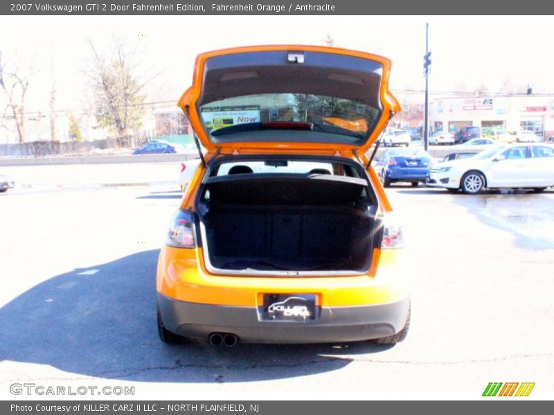 Fahrenheit Orange / Anthracite 2007 Volkswagen GTI 2 Door Fahrenheit Edition